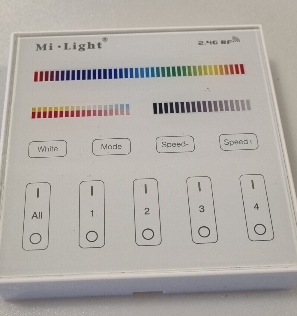 RGB-W wandconsole