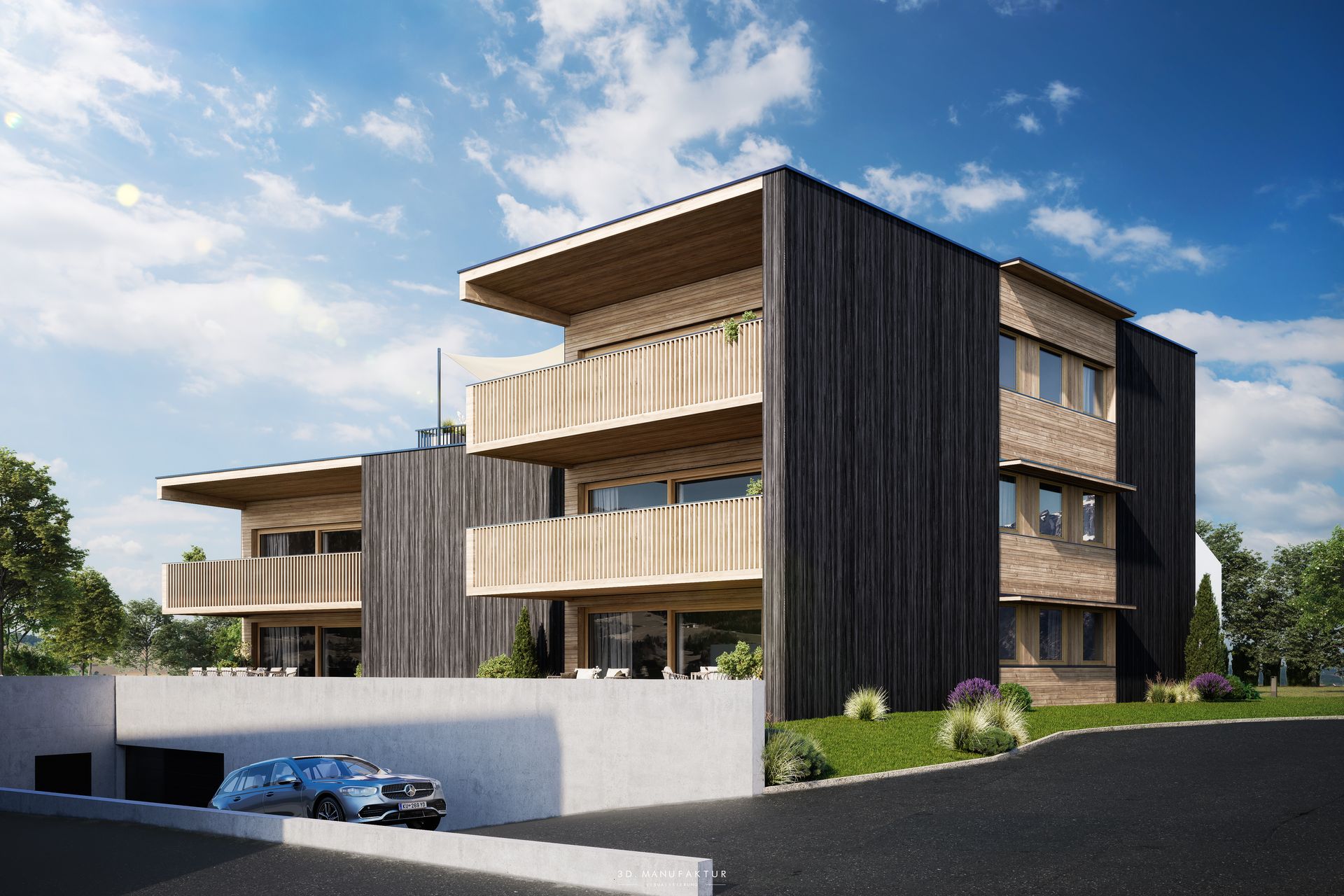 Visualisierung Wohnbau