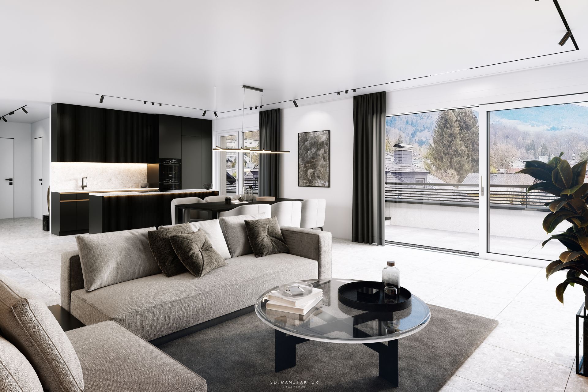 Architekturvisualisierung Grandezza Salzburg