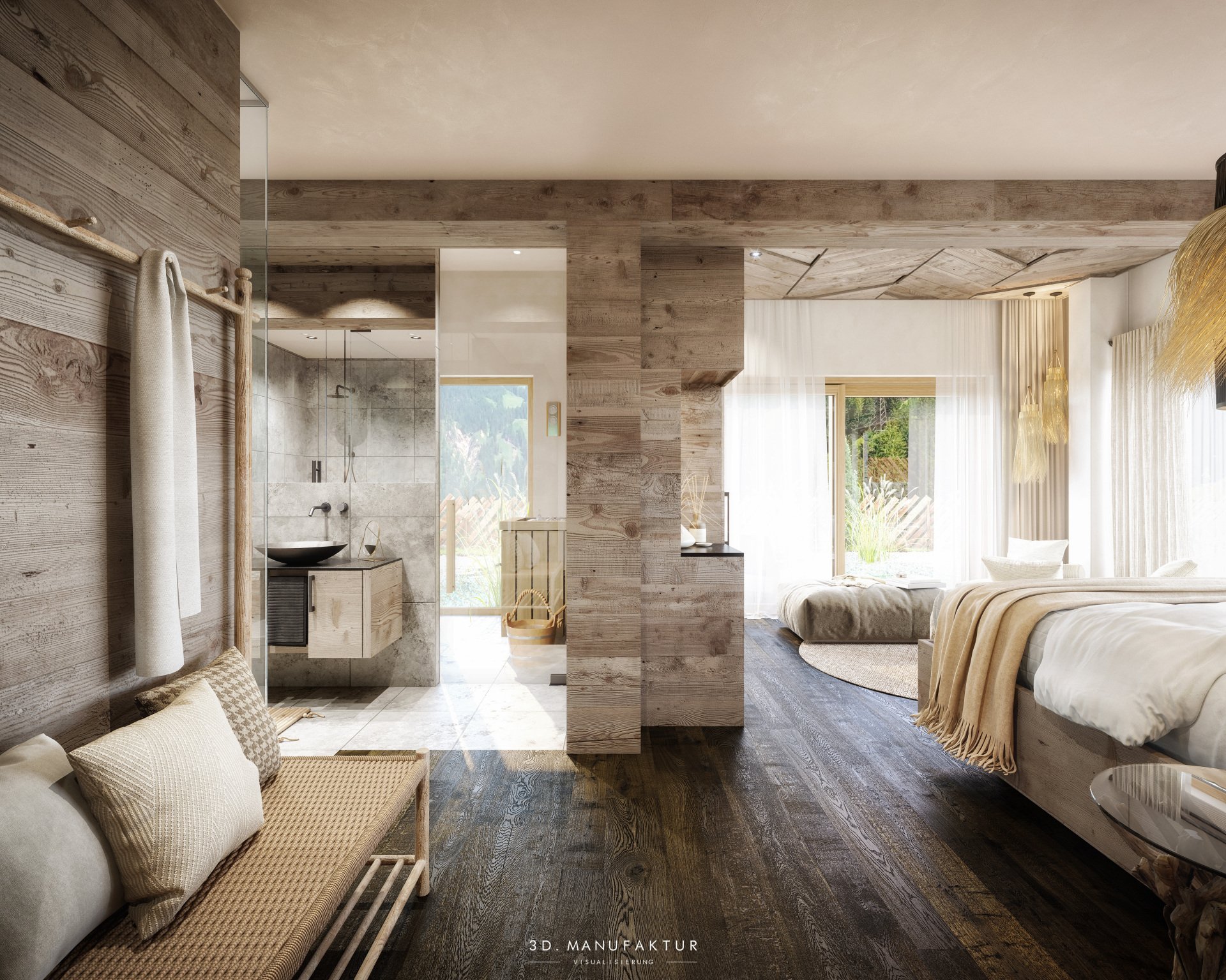 Jufenalm Teichzimmer Bohemian Style