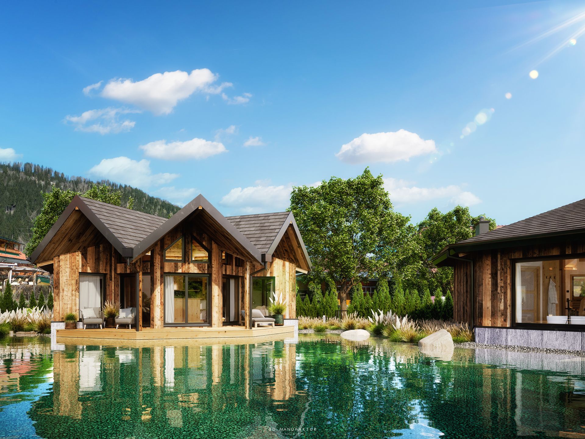 Architekturvisualisierung Hotel Rosenhof