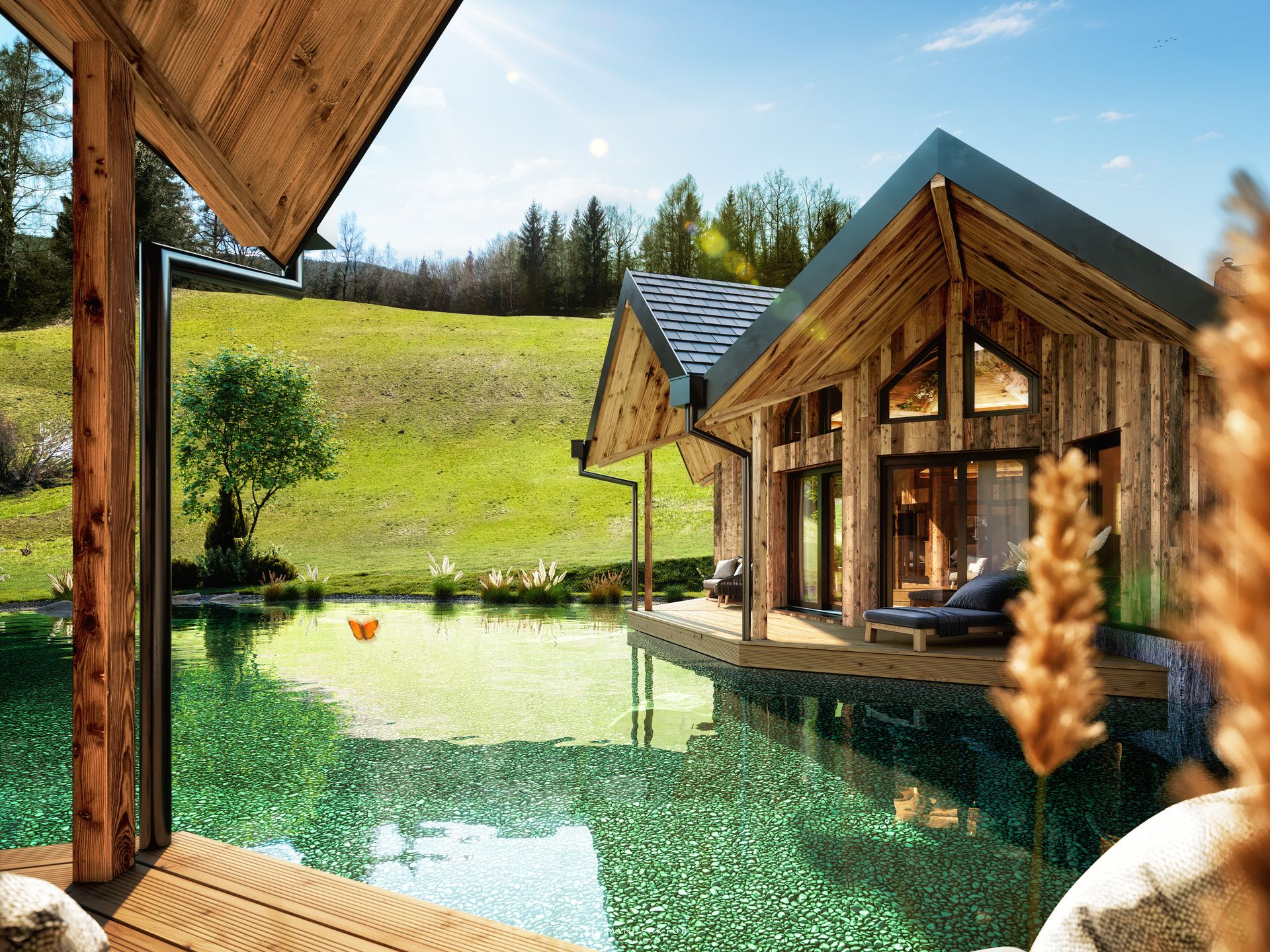 Architekturvisualisierung Hotel Rosenhof