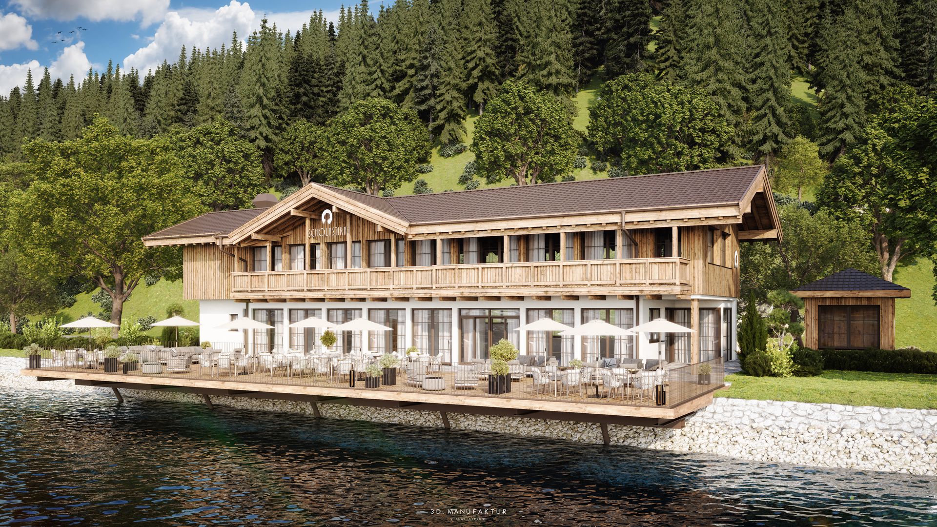 Architekturvisualisierung Scholastika