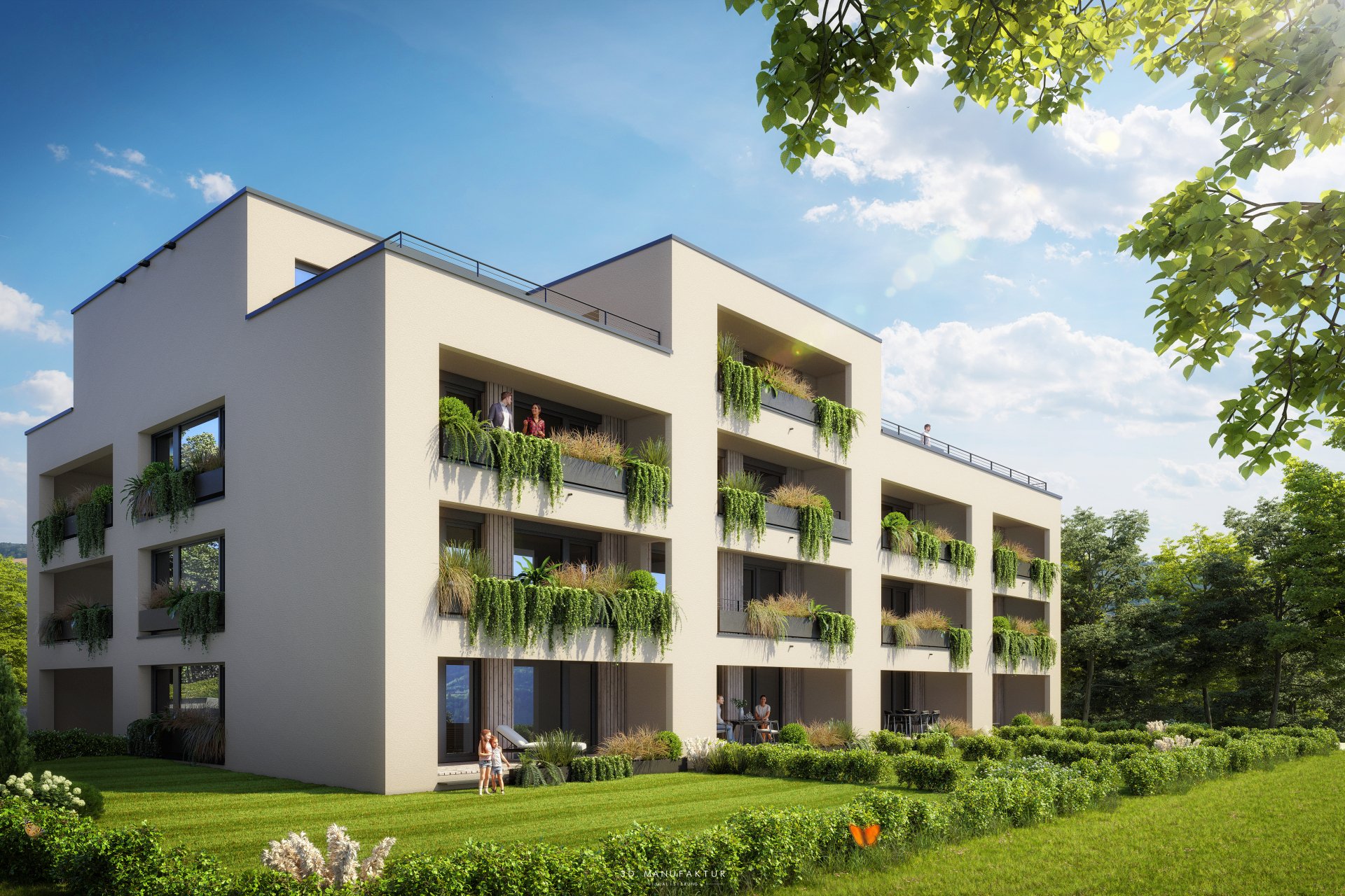 Visualisierung Wohnbau