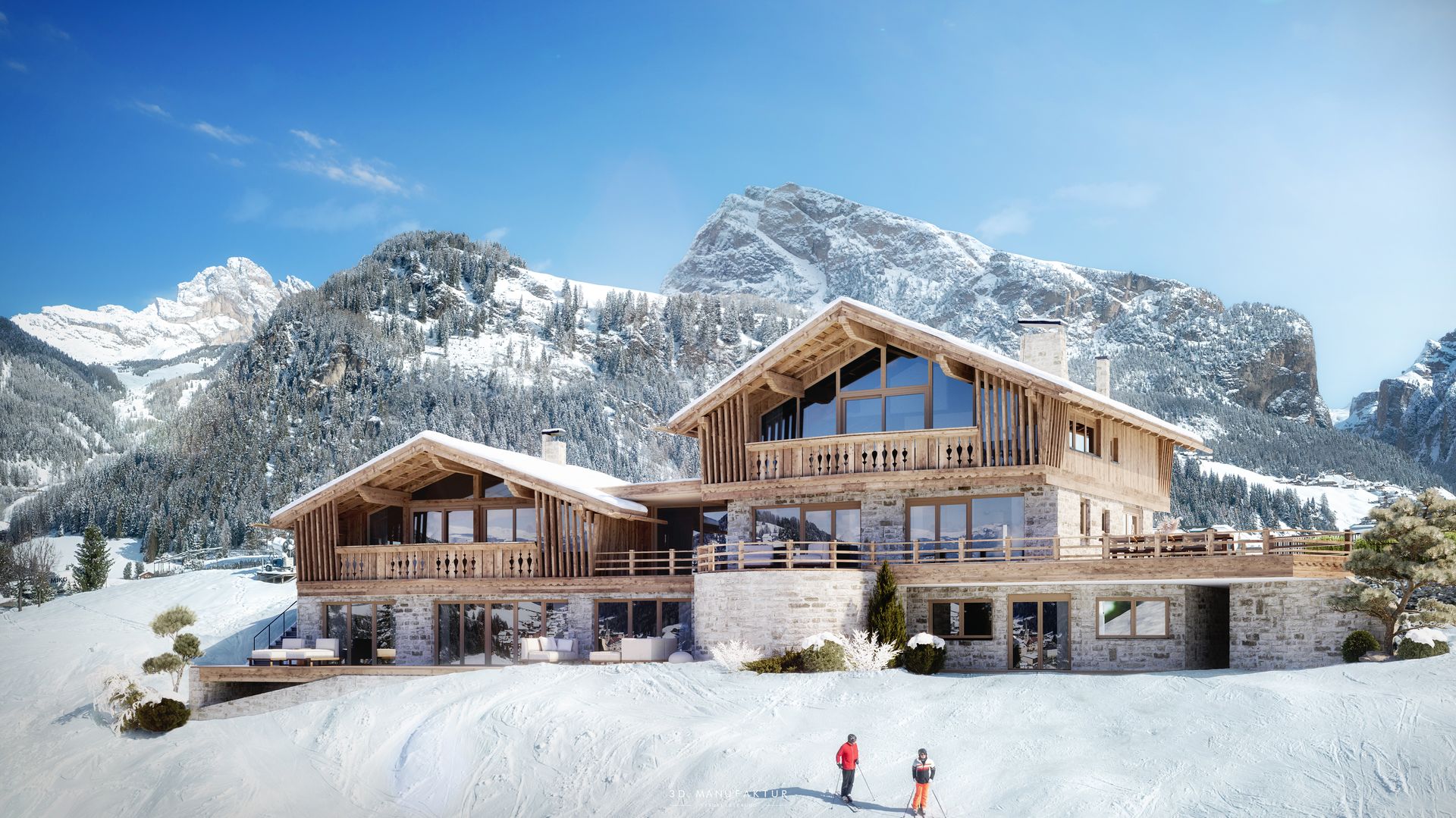 Architekturvisualisierung Chalet