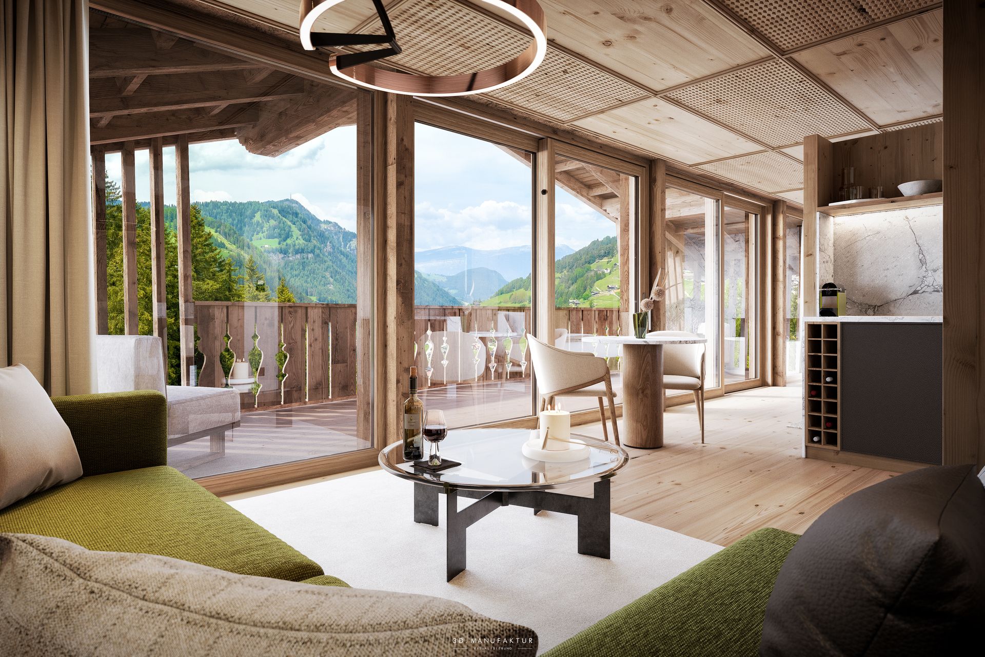 Architekturvisualisierung Chalet