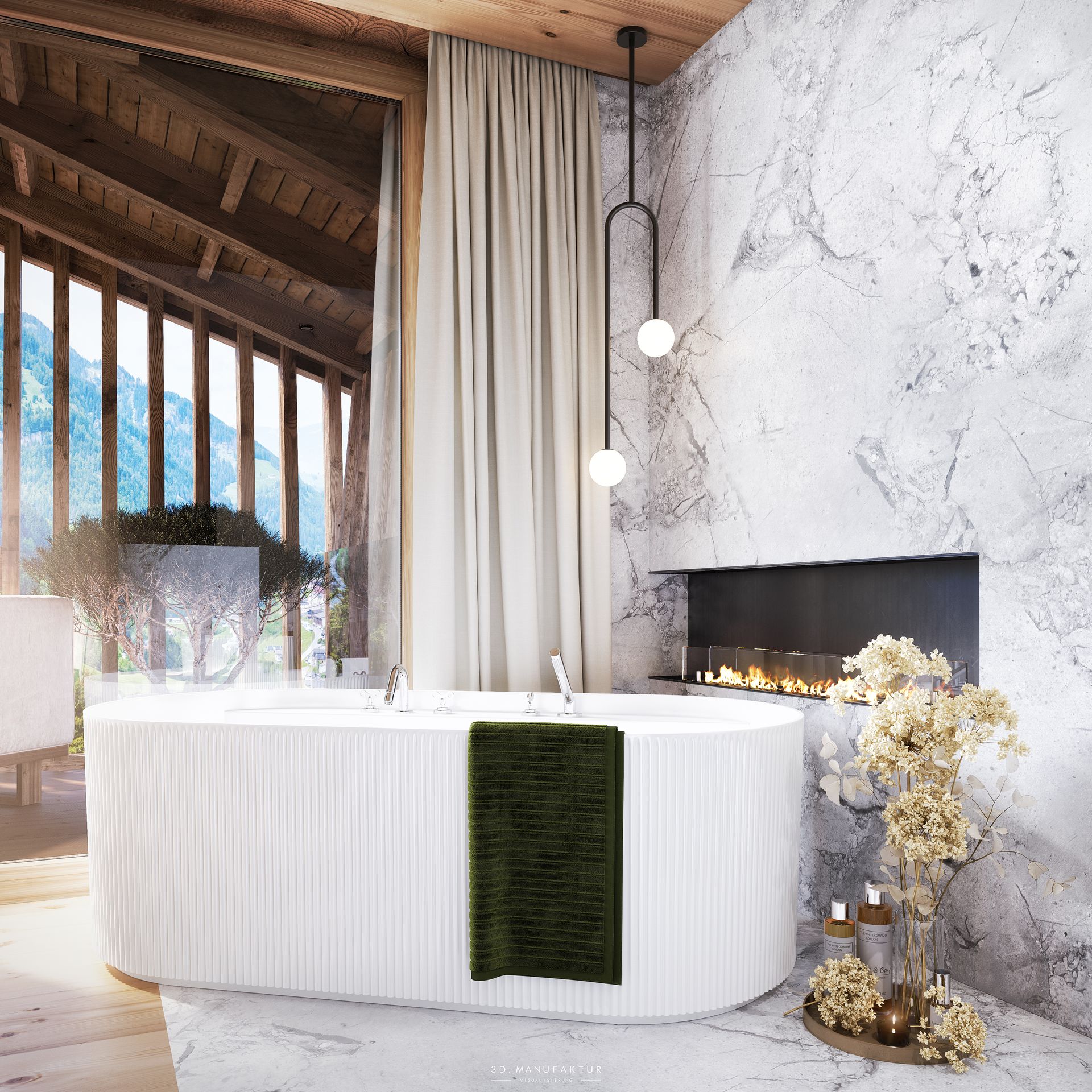 Architekturvisualisierung Chalet