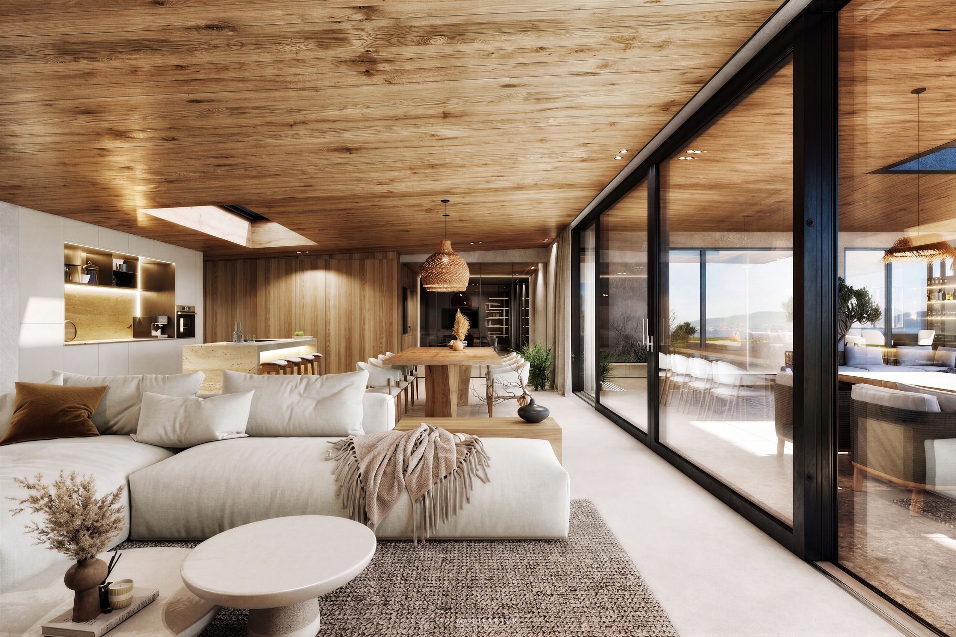 Architekturvisualisierung Privathaus Peuerbach Oberösterreich