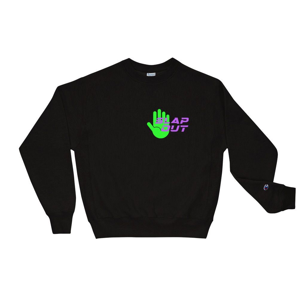 black sweatshirt