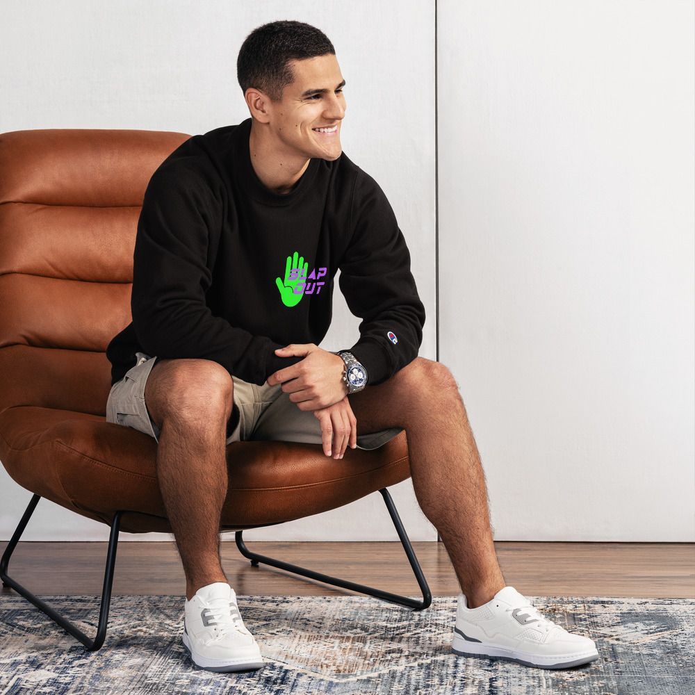 black champion mens sweatshirt unisex