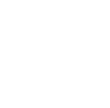 White Logo of D & D Concrete Inc.