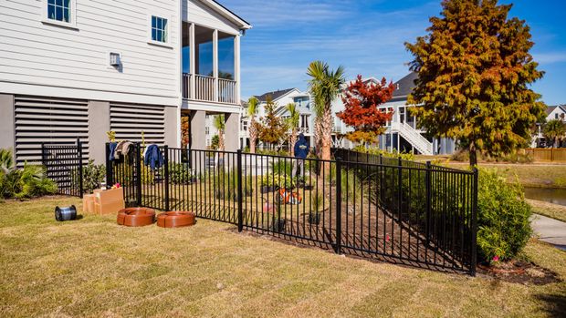 A property in Mount Pleasant, SC, after landscape design services