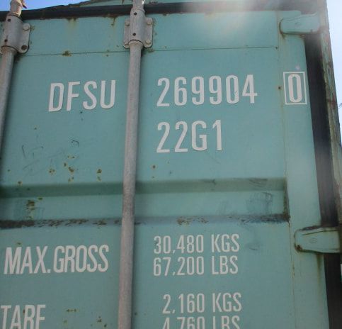 A Blue Shipping Container With the Number 269904 on It — Toowoomba Container Hire & Sales in Wilsonton, QLD