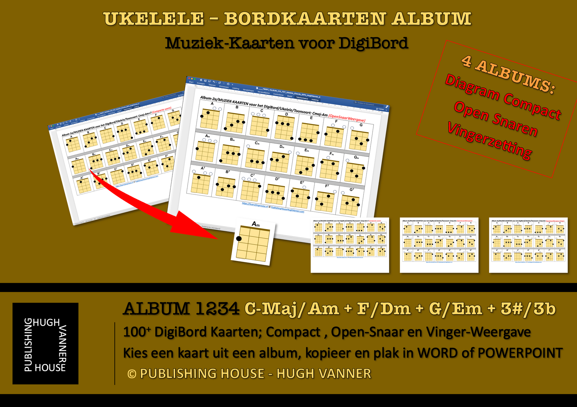 UKELELE  TOON-KAARTEN - DigiKaarten  voor MuziekLessen
How To Improvise Over Chords?
PublishingHouseHughVanner.com