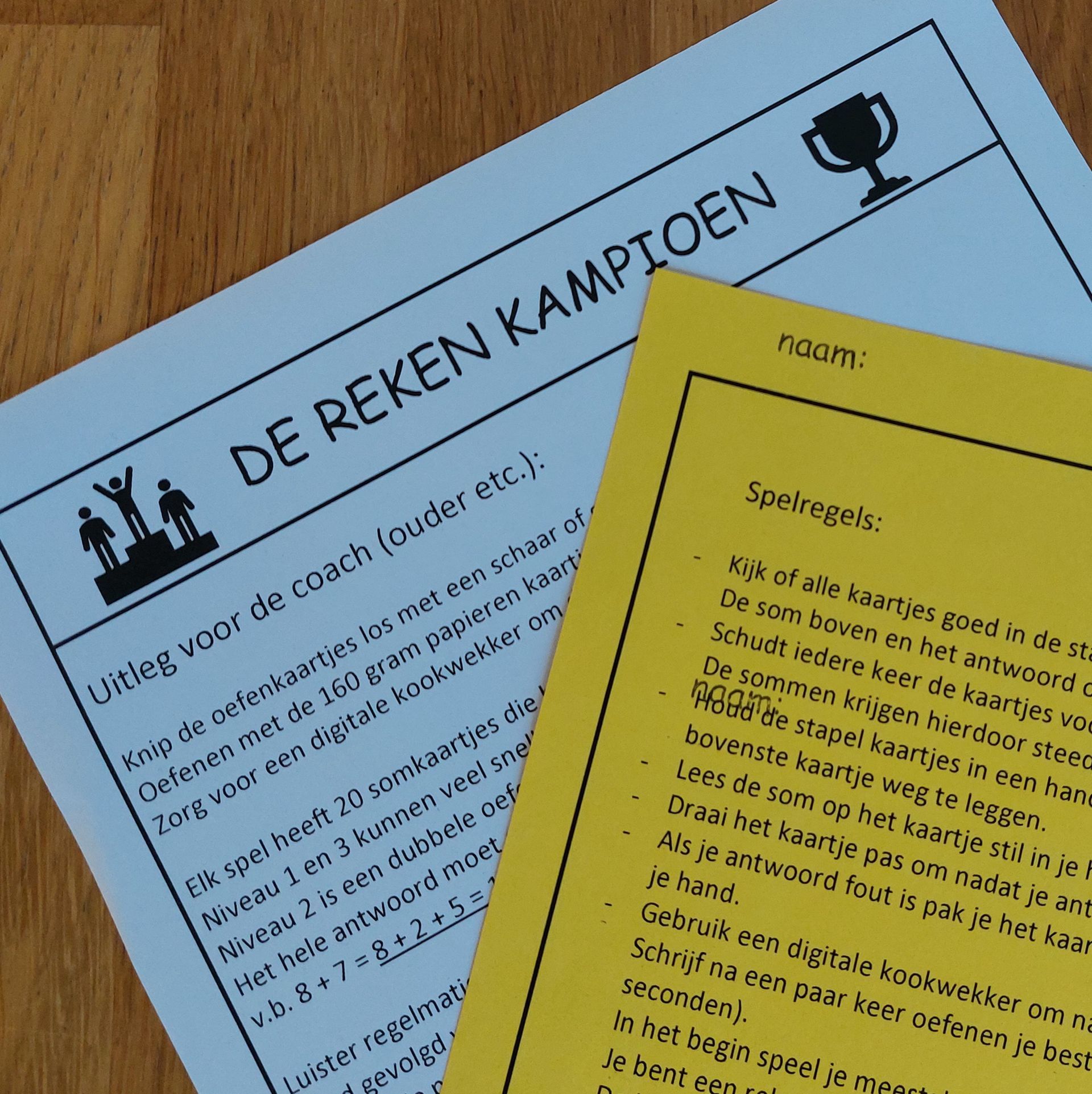 De RekenKampioen © PublishingHouseHughVanner.com