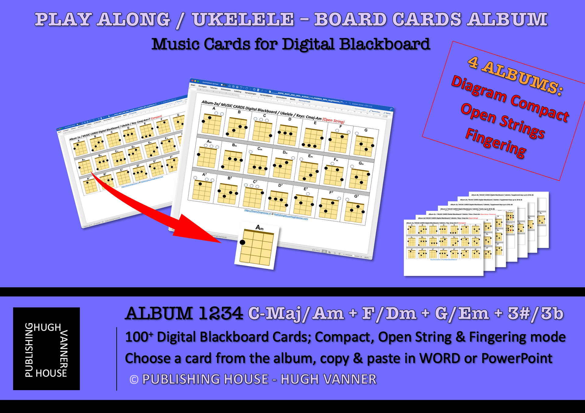 UKELELE  TONE-CARDS - DigiCards for MusicLessons
How To Improvise Over Chords?
PublishingHouseHughVanner.com