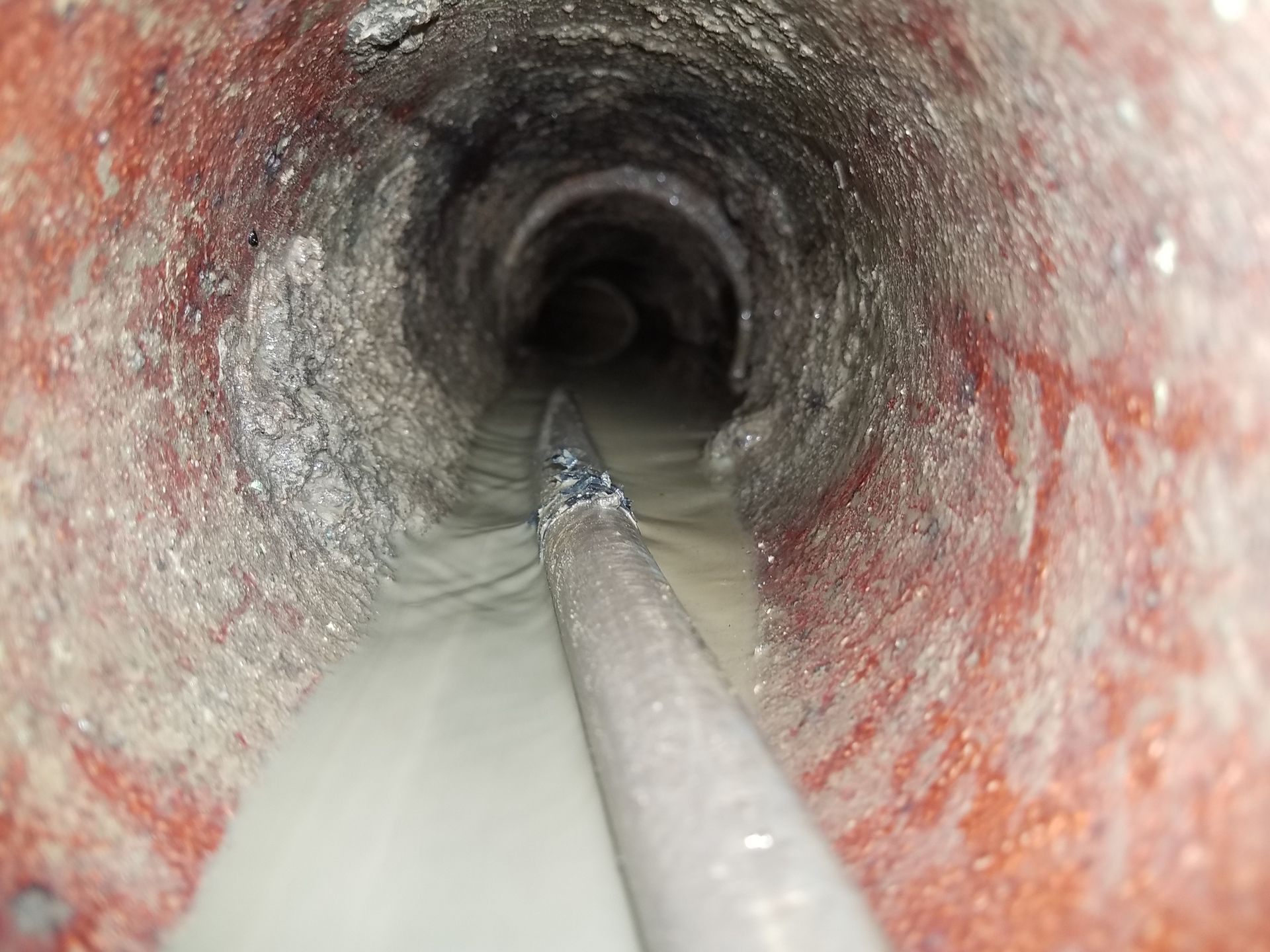 Septic tank pipe