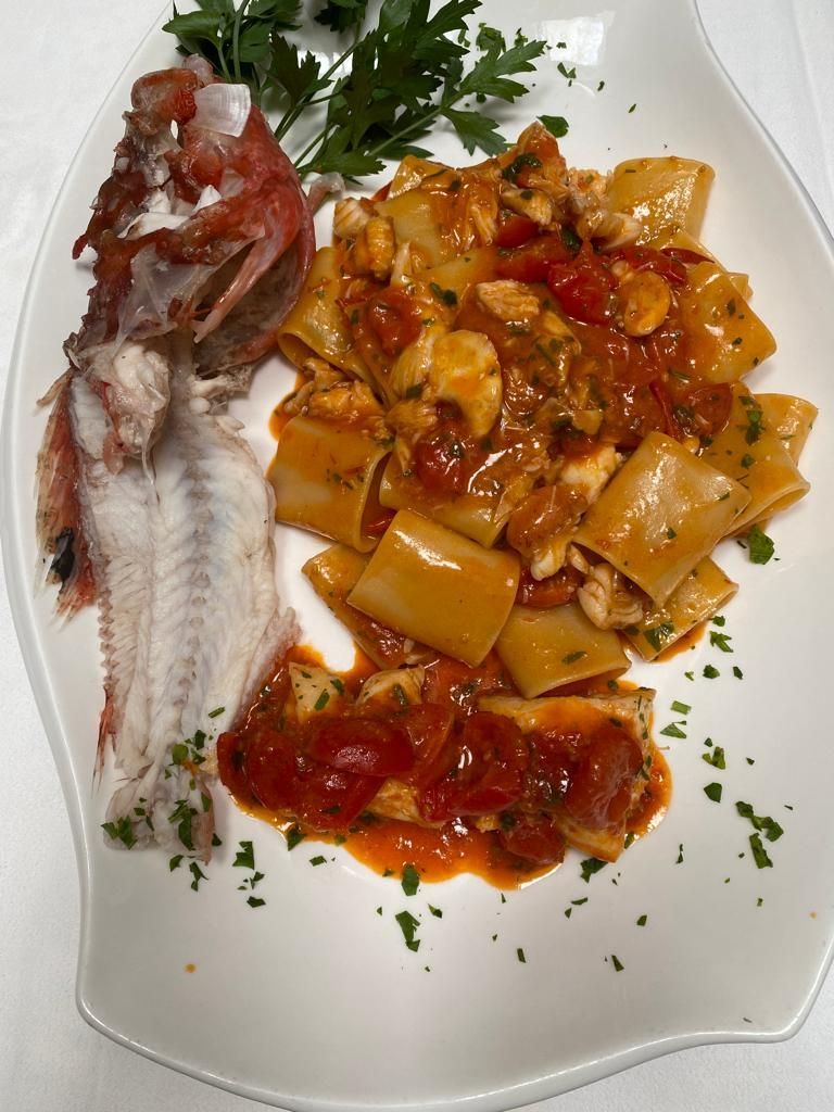 paccheri al pesce