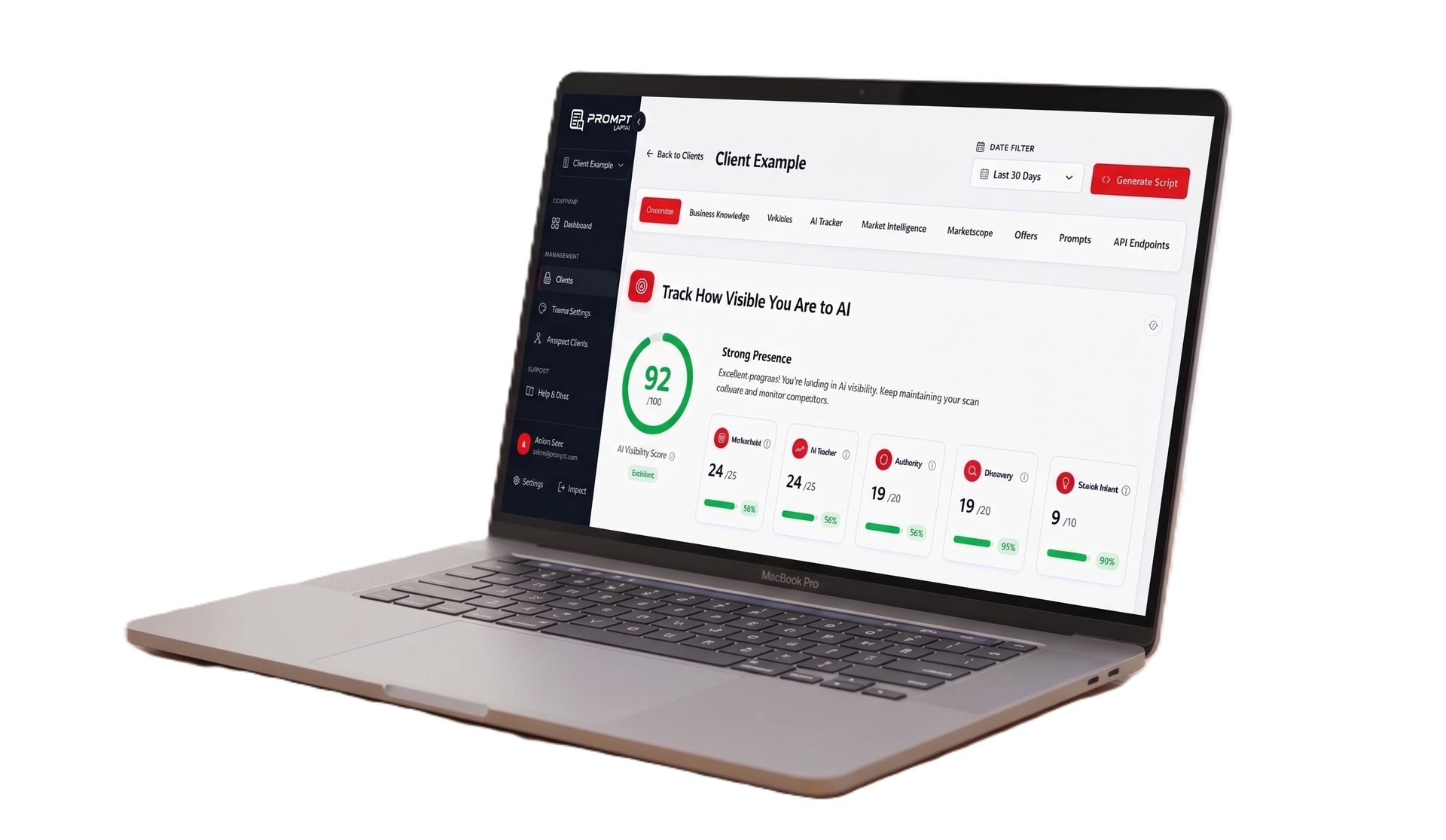 PromptGraph dashboard