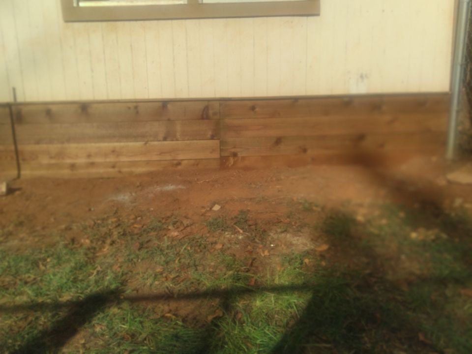modern house fenced