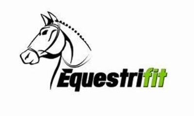 Equestrifit logo with stylized horse head and black-green text