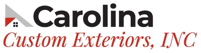 The logo for Carolina Custom Exteriors, Inc in Asheville, NC