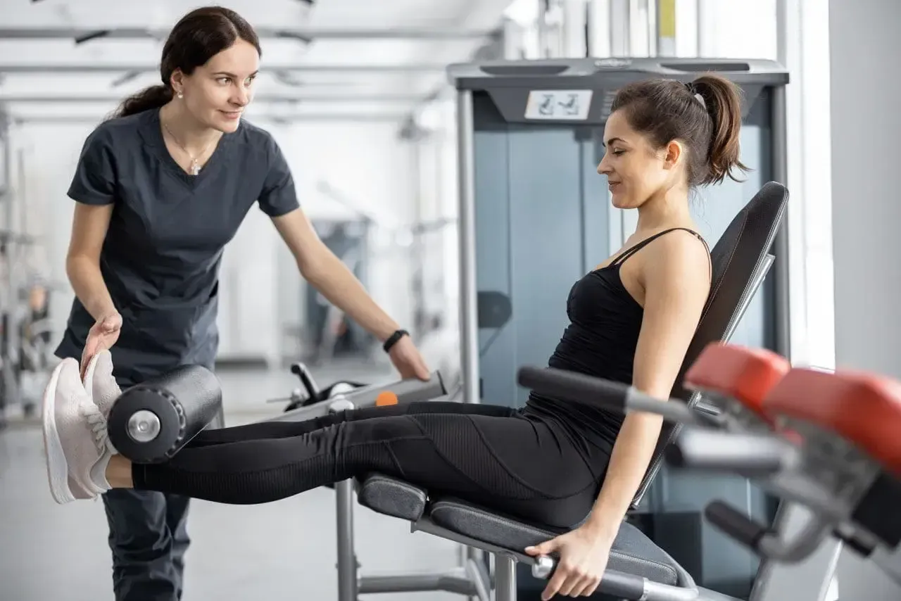Woman working out
