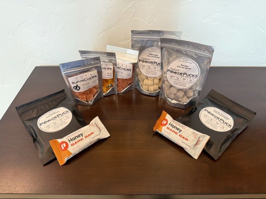 Power Pucks chews and bars