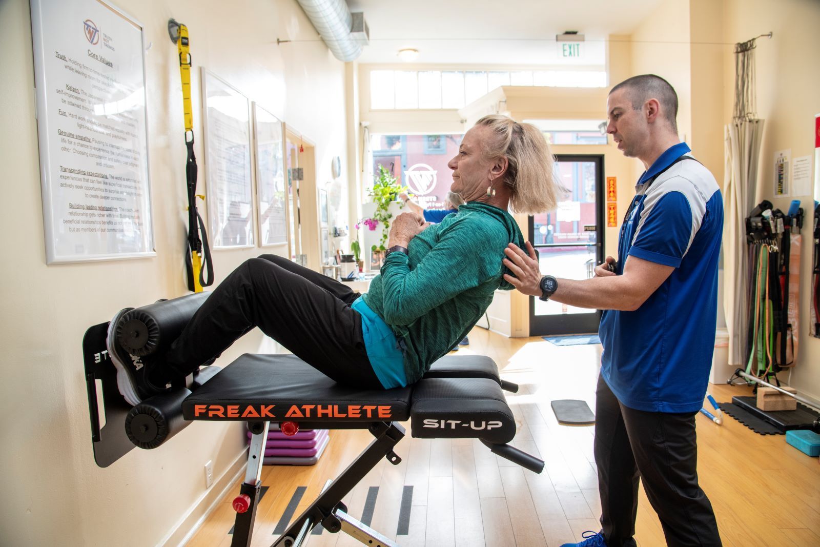 TNT Strength Training Client