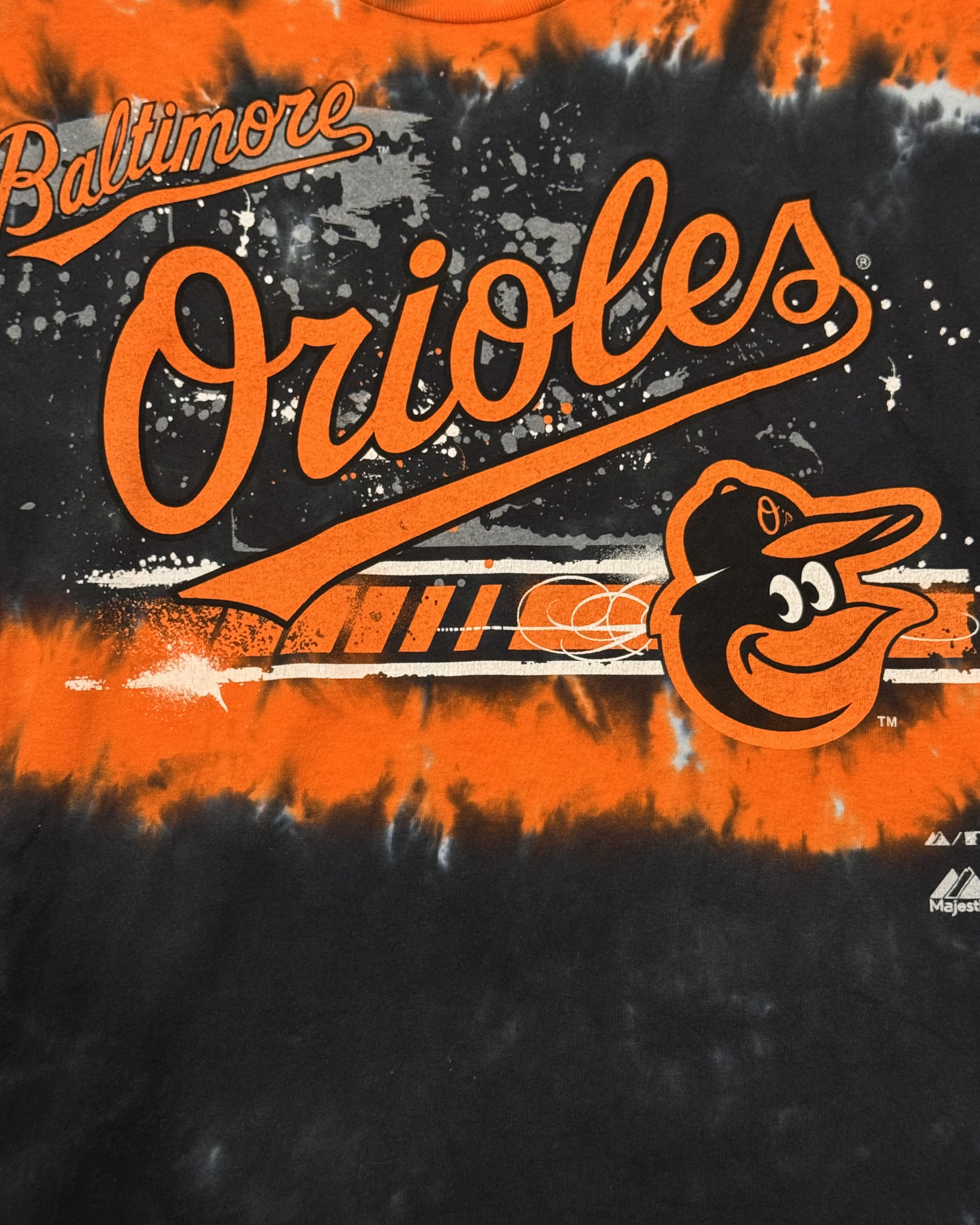 Tie-Dye Baltimore Orioles Logo Tee