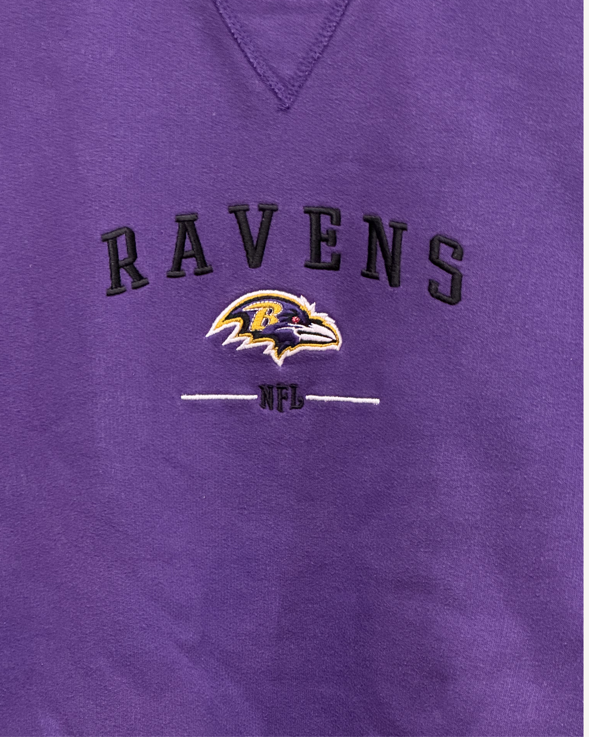 Vintage Embroidered Baltimore Ravens NFL Crewneck