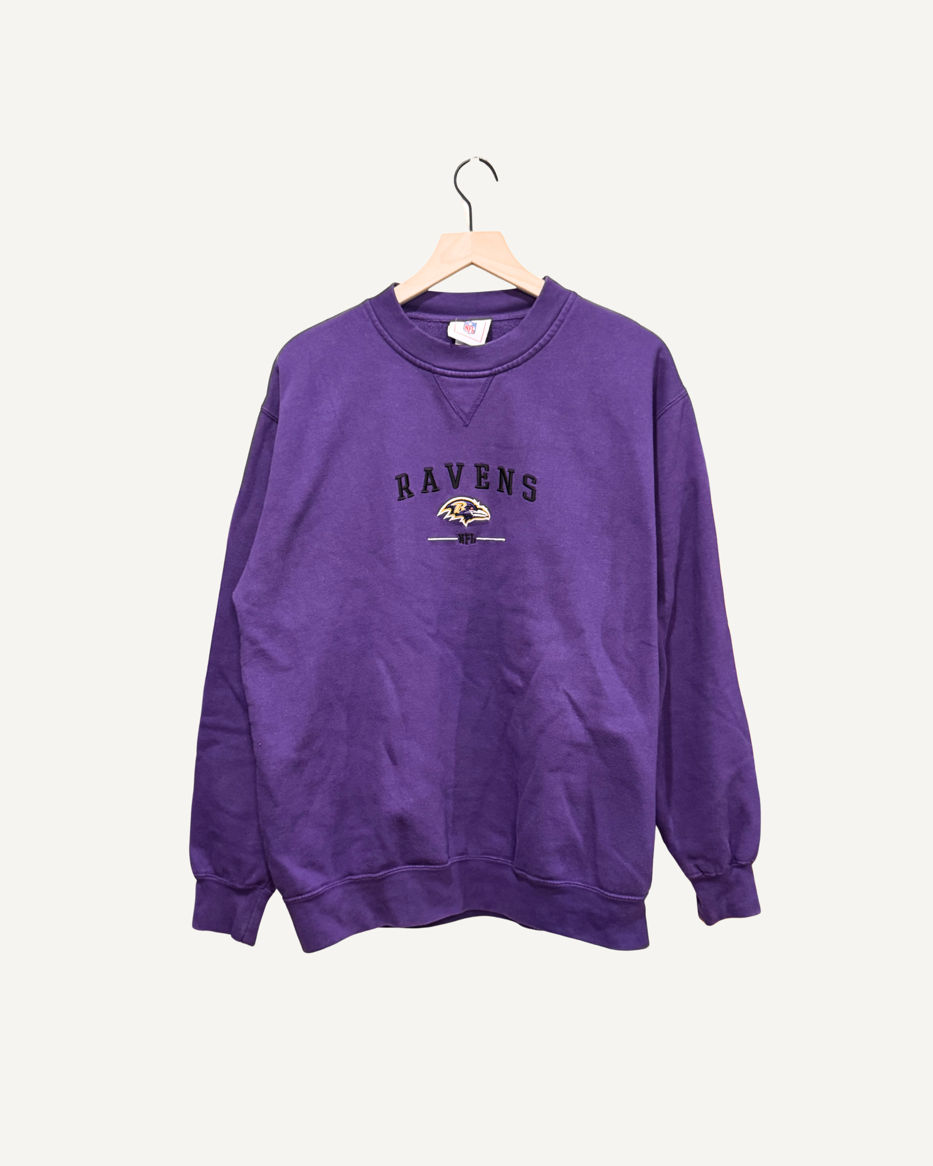 Vintage Embroidered Baltimore Ravens NFL Crewneck