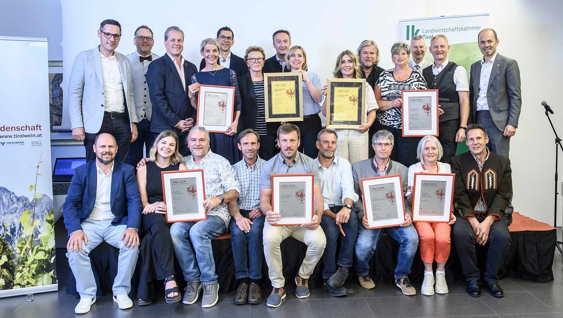 Tiroler Winzer, 2. Tiroler Weinprämierung