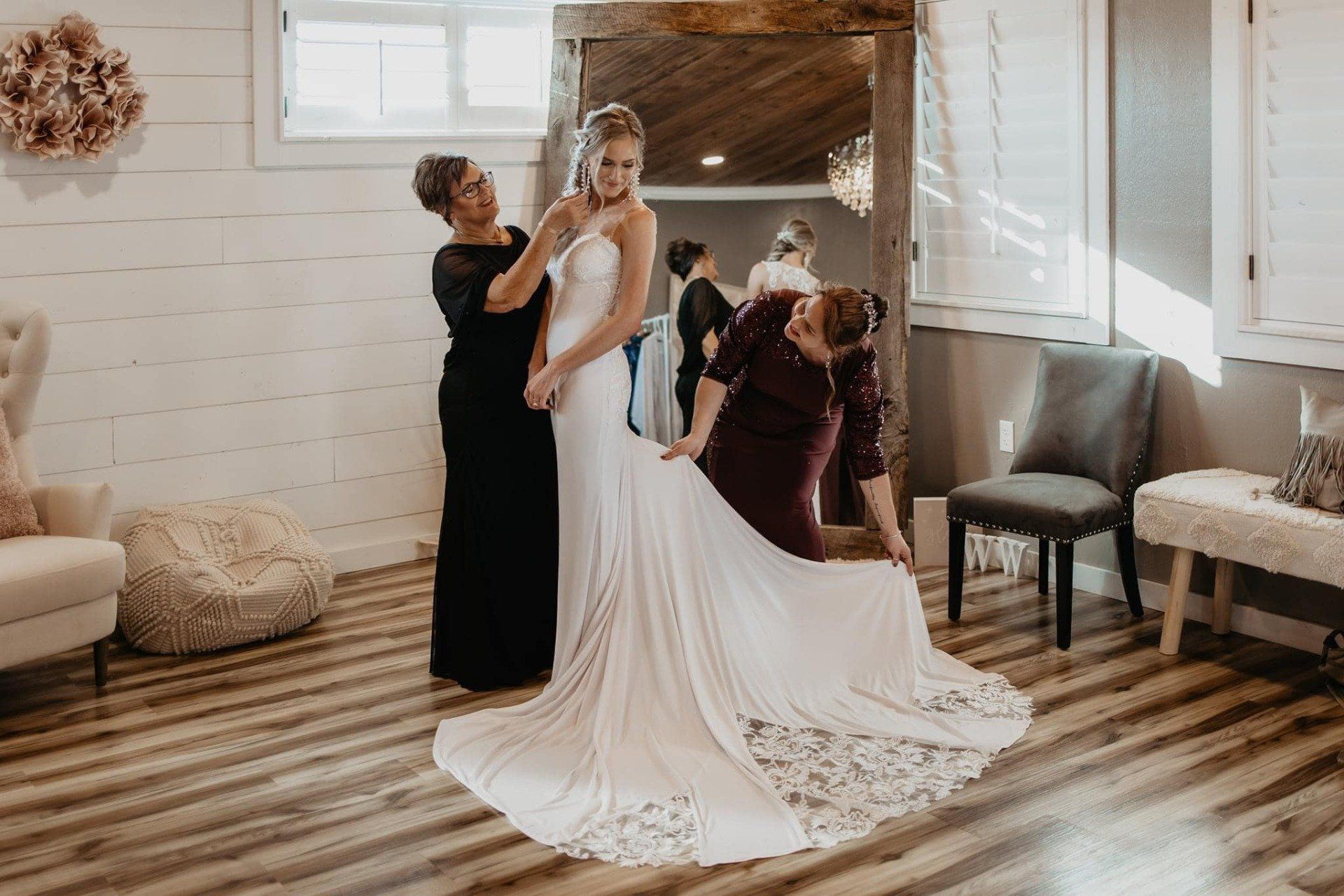 bride getting ready