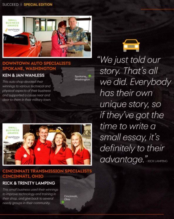 CTS Succeed | Cincinnati Transmission Specialists & Sharon Woods Auto Care