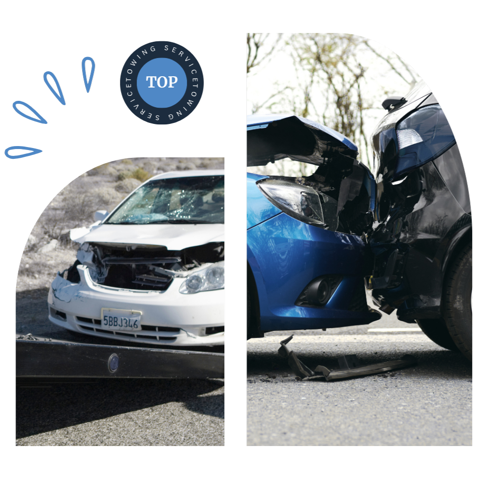 Vehicle recovery using a recovery tow truck