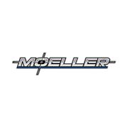Un logotipo para una empresa llamada Moeller sobre un fondo blanco.