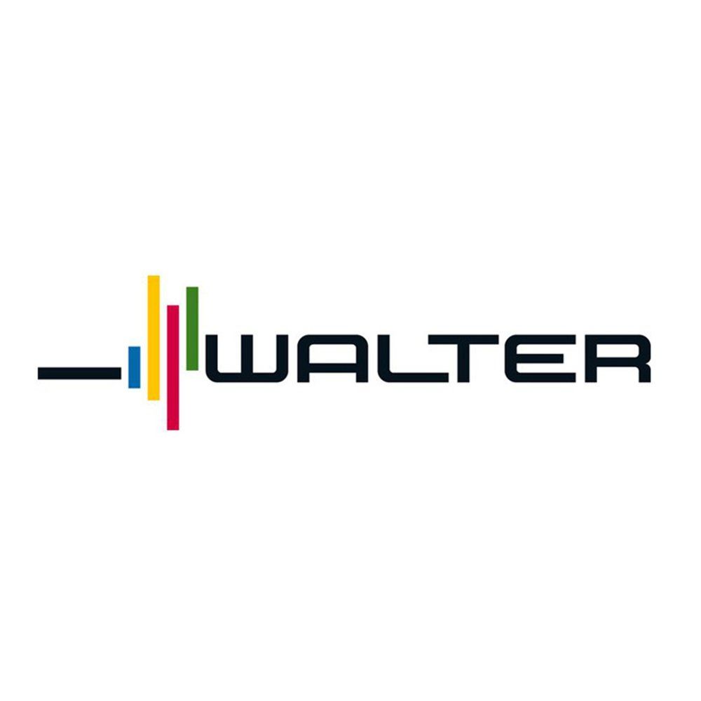 Un logotipo colorido para una empresa llamada walter.