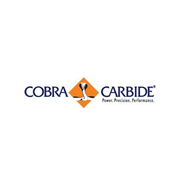 Un logotipo de Cobra Carbide sobre un fondo blanco.