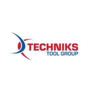 El logotipo de Techniks Tool Group sobre un fondo blanco