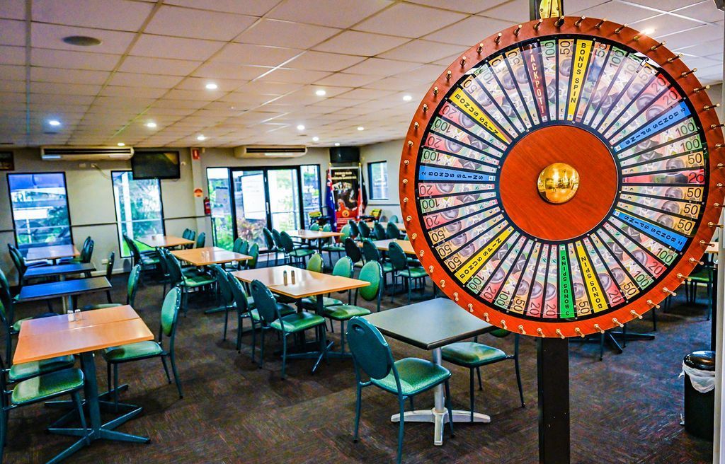 Close-Up of a Roulette Game with Dining Tables in the Background — Pub in Stuart Park, NT 