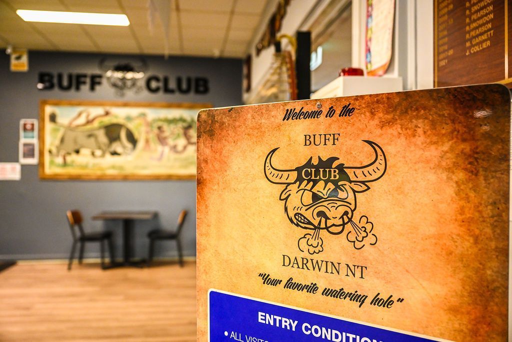 Welcome Signage at Bar — Pub in Stuart Park, NT 