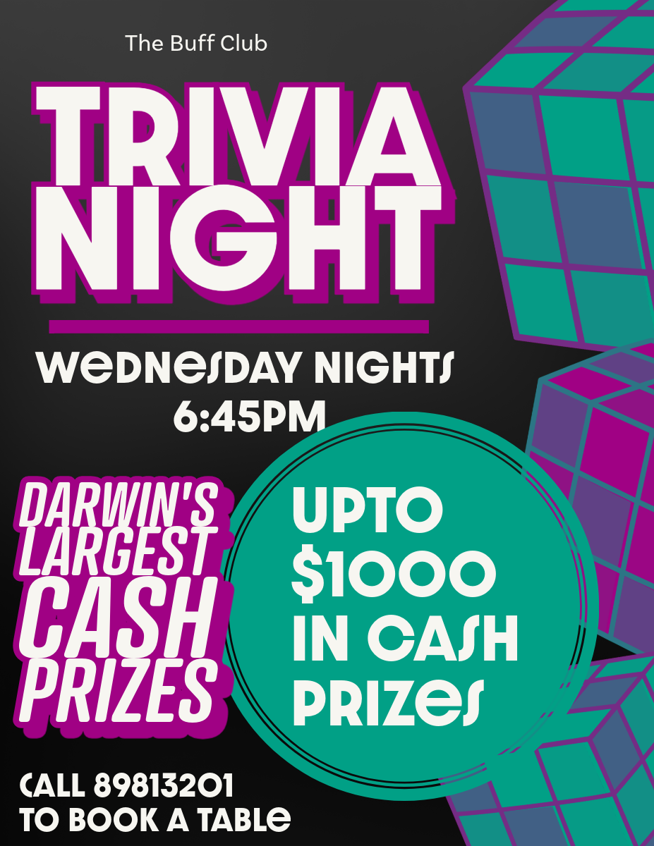 Trivia Night — Pub in Stuart Park, NT 