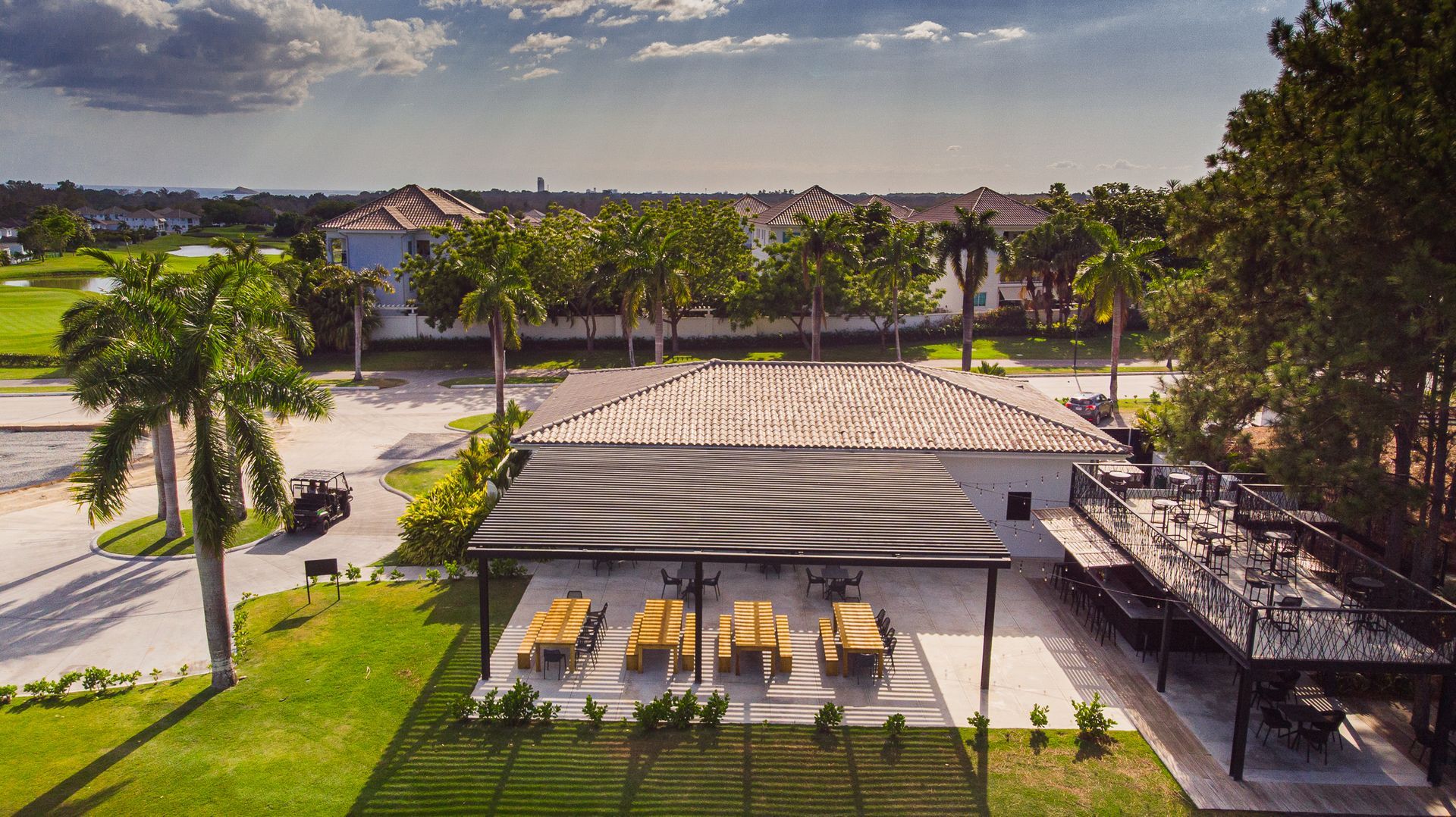 Modern interior design of a premium convenience store and marketplace at Bijao Beach Club & Residences.