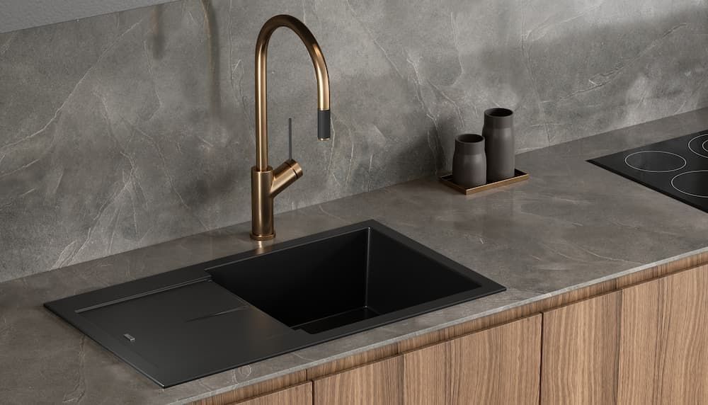 Elegant Kitchen Countertop — Coffs Coast Designer Bathrooms in Toormina, NSW