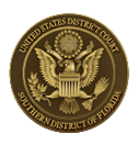 The seal of the united states district court southern district of florida.