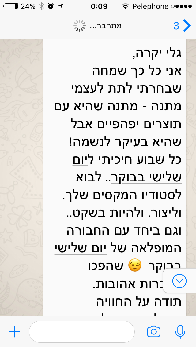 המלצות - הסטודיו של גלי קמיל