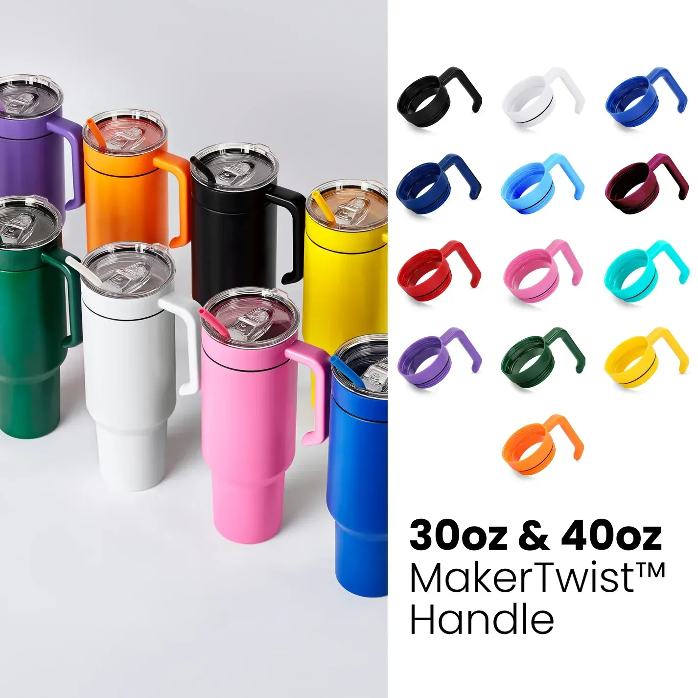30oz & 40oz Twist-On Tumbler Handles
