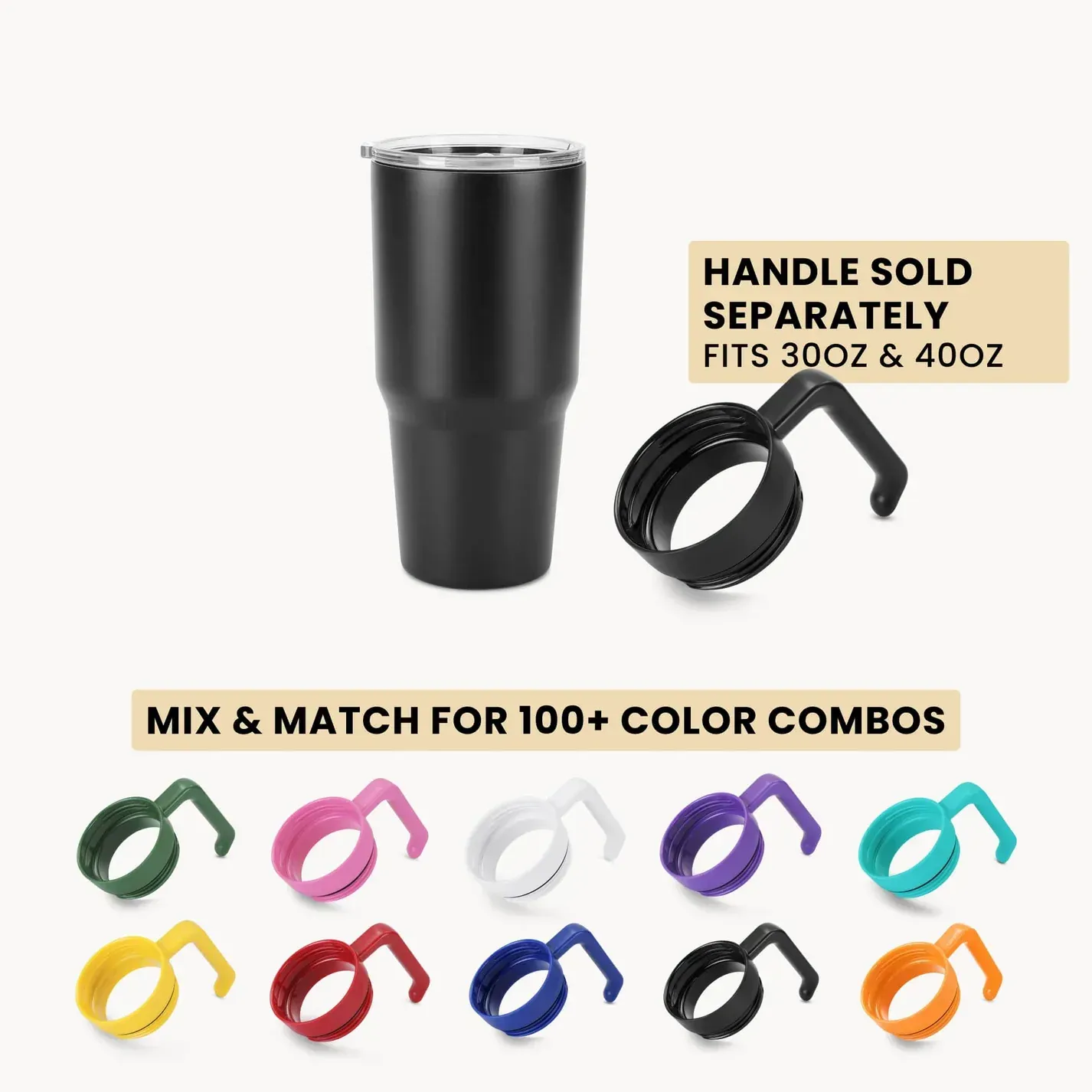 30oz & 40oz Twist-On Tumbler Handles