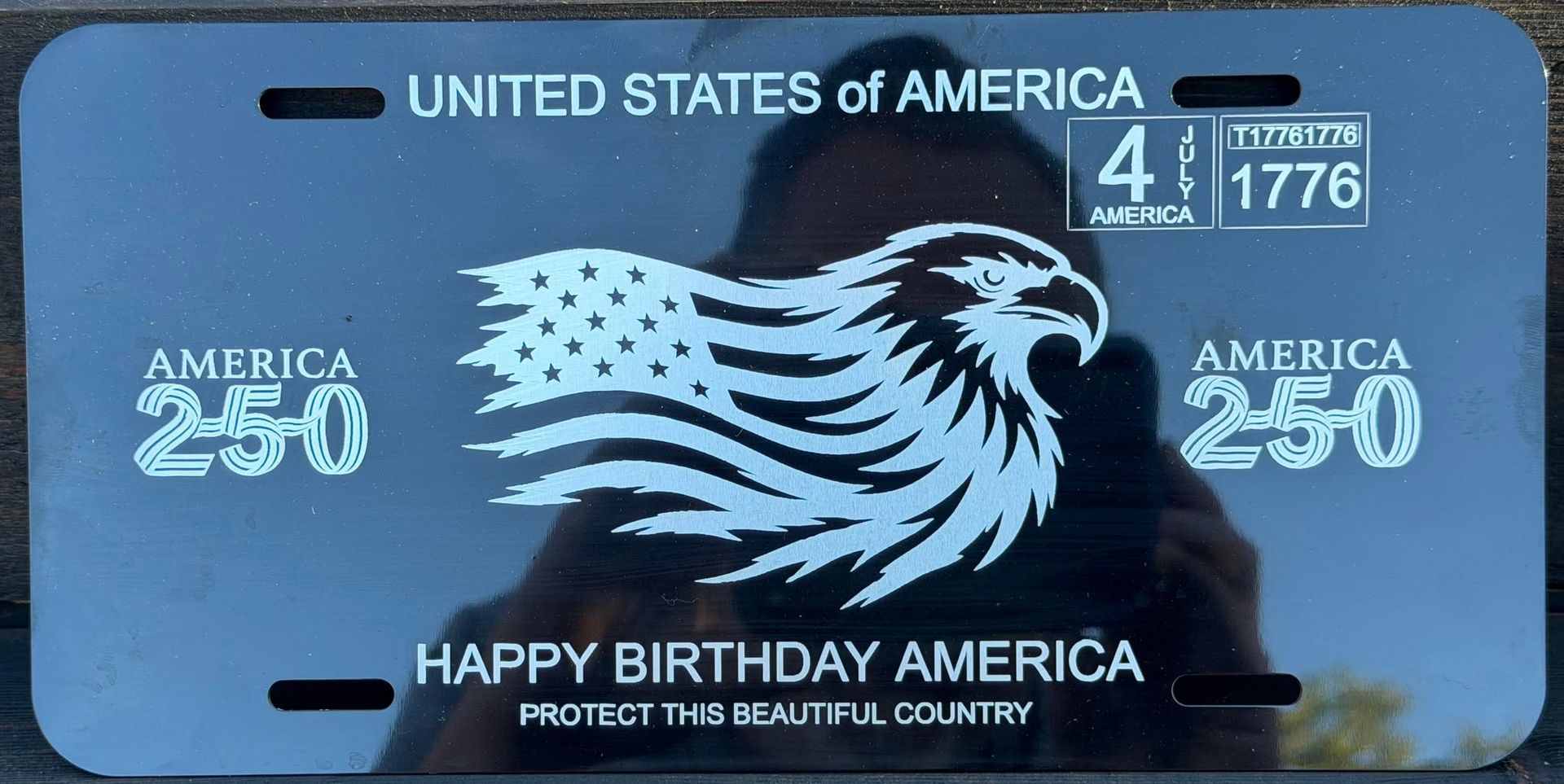 250th License plate